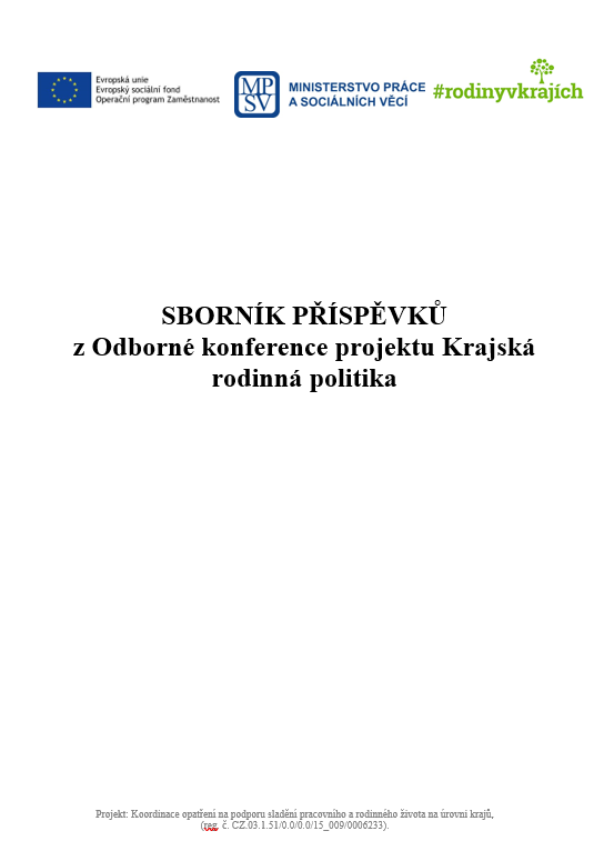 Sborník příspěvků z Odborné konference projektu KRP obrázek